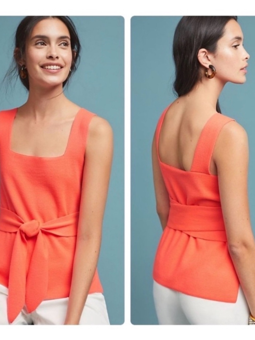 Anthropologie Harloe Belted Top Size S